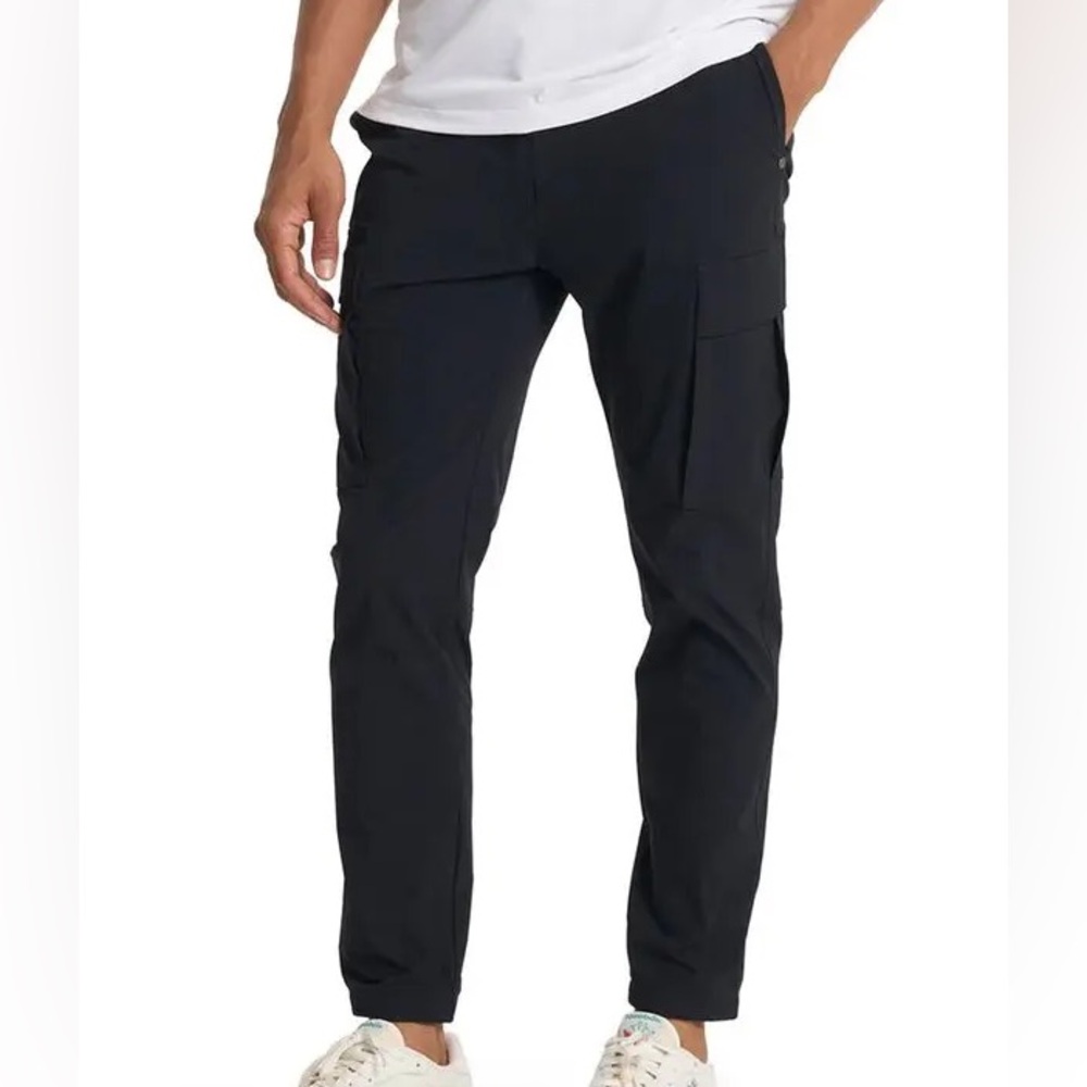 Vuori Black Meta Cargo Pants